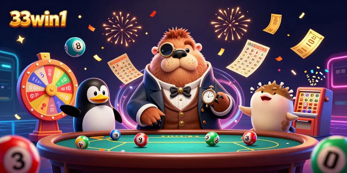 Engage with exciting 33win1 casino games featuring whimsical underwater characters.