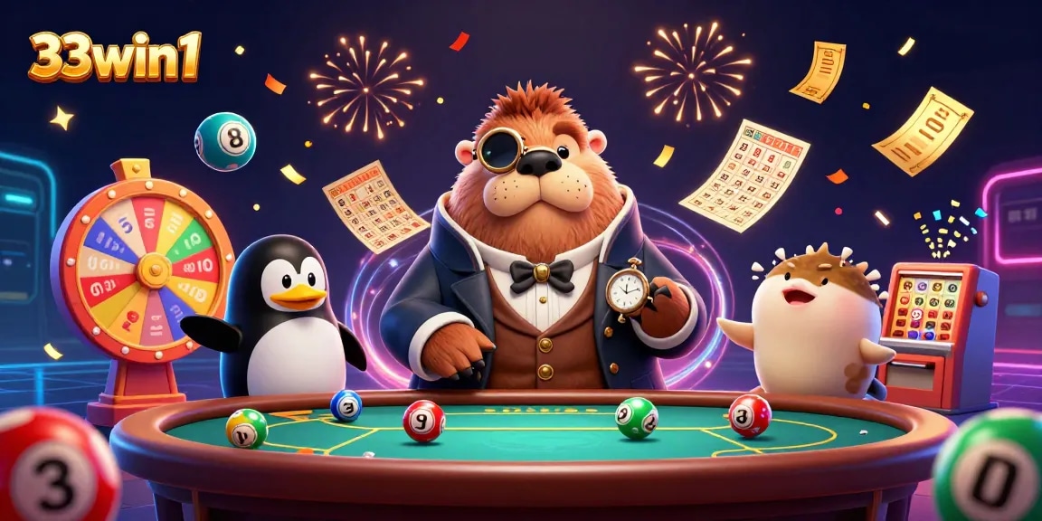 Engage with exciting 33win1 casino games featuring whimsical underwater characters.