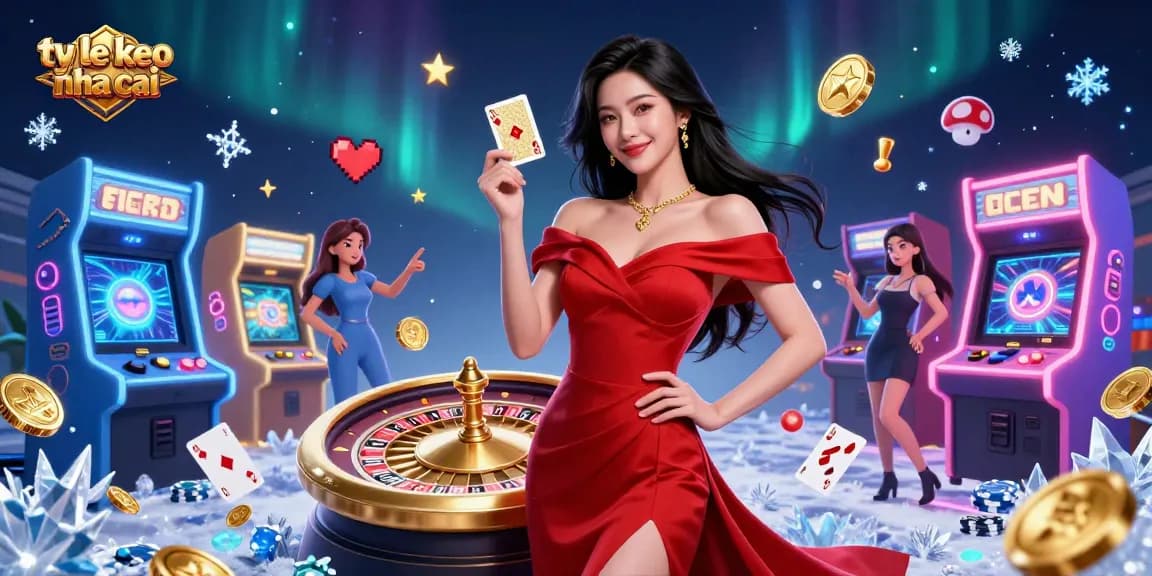 Experience the thrill of ty le keo nha cai at a vibrant casino with stunning visual elements.