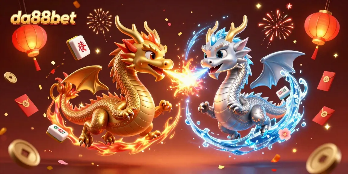 Experience thrilling gameplay with da88bet in this dynamic, colorful 3D casino scene.
