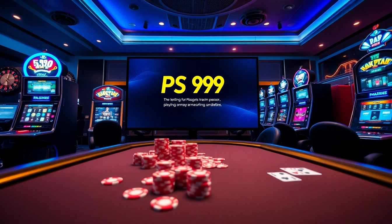 Experience the thrill of PS 99 with luxurious casino features and engaging betting action.