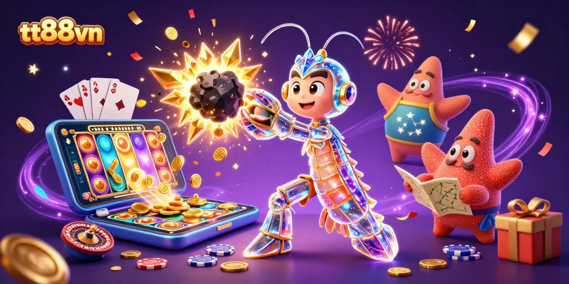 Engage in exciting gaming adventures with tt88vn featuring dynamic characters and vibrant casino elements.