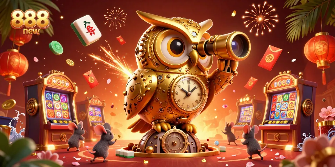 Experience the thrill of winning with 888 new in this vibrant casino scene featuring enchanting characters.
