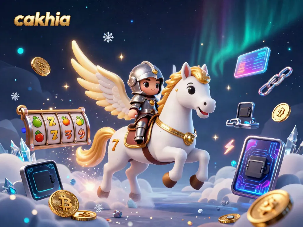 Cakhia features an exciting slot gambling scene with vibrant symbols and dynamic characters.