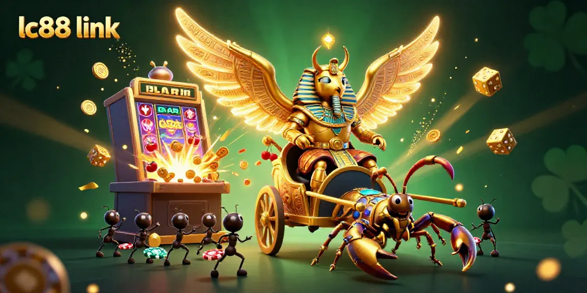 Immerse in the vibrant lc88 link casino experience featuring spectacular jackpot visuals and lively characters.