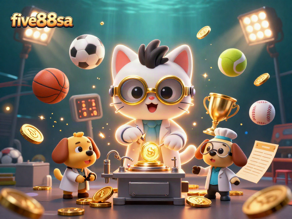 Engage with thrilling action at five88sa featuring a mad scientist cat creating winning strategies.