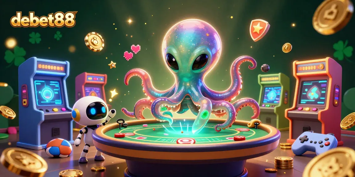 Engage in thrilling gaming experiences with debet88 at a vibrant cosmic casino.