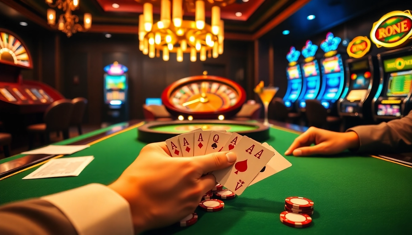 Trải nghiệm sự hồi hộp của KO66 với những hành động sôi nổi tại bàn poker.