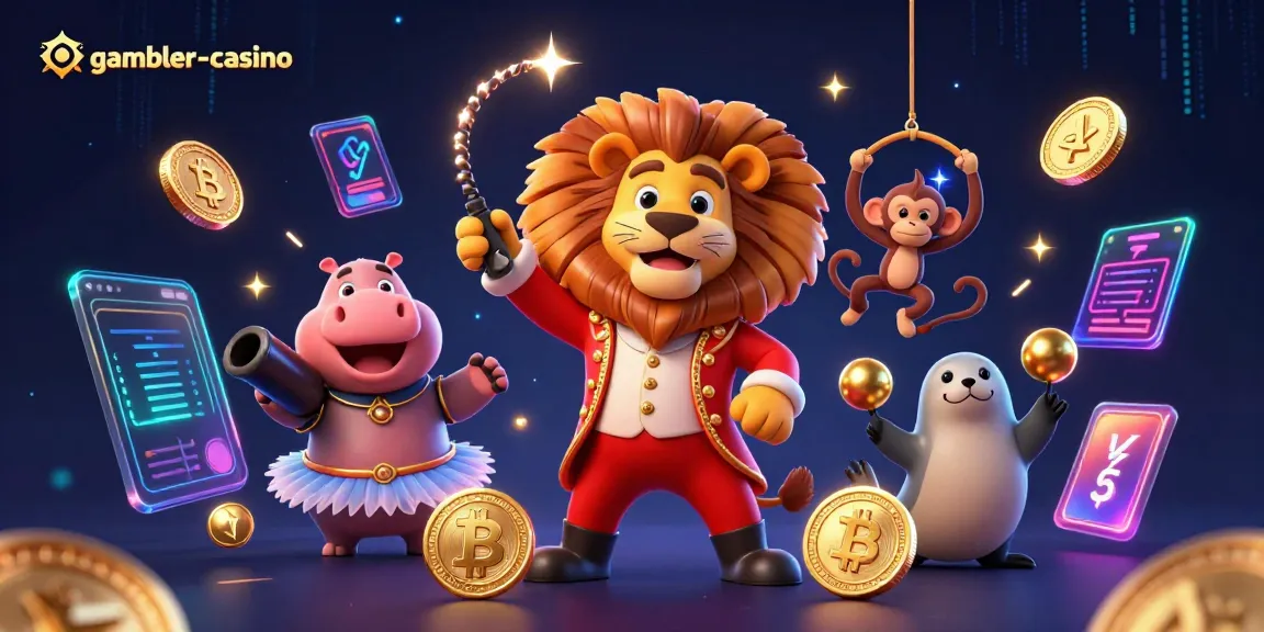 Gambler-casino: Upplev en dynamisk 3D-casinovärld med spännande karaktärer och kryptovalutaelement.