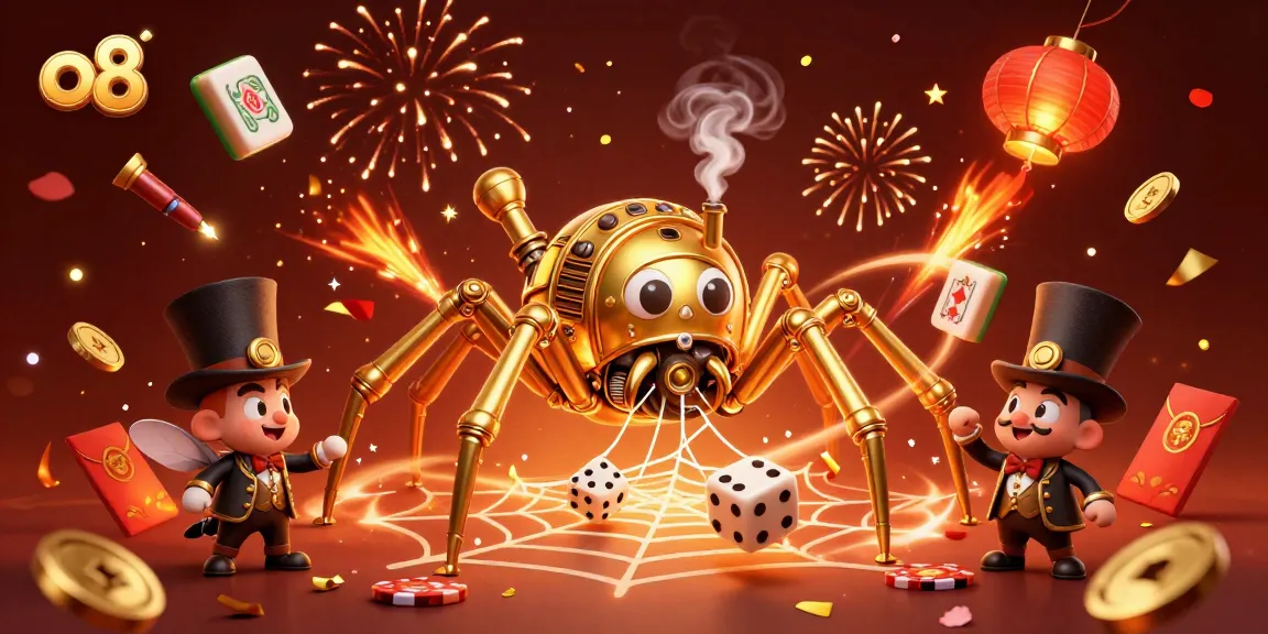 Engage with thrilling games at o8, featuring dazzling spider webs of chance and fortune.