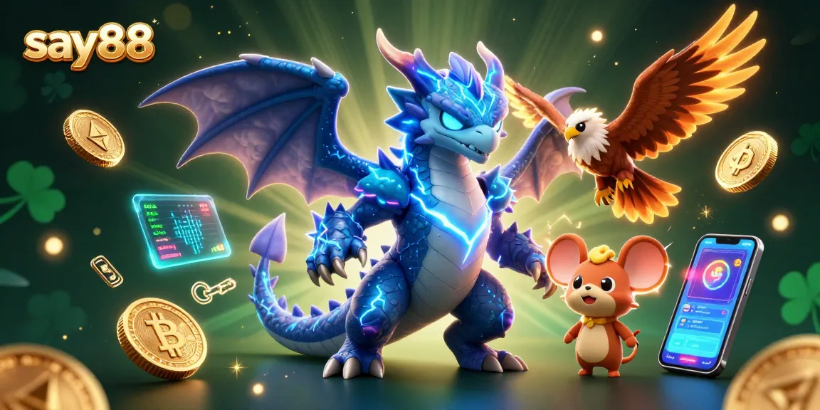 Engage with thrilling games at say88, featuring vibrant 3D characters and dynamic casino elements.
