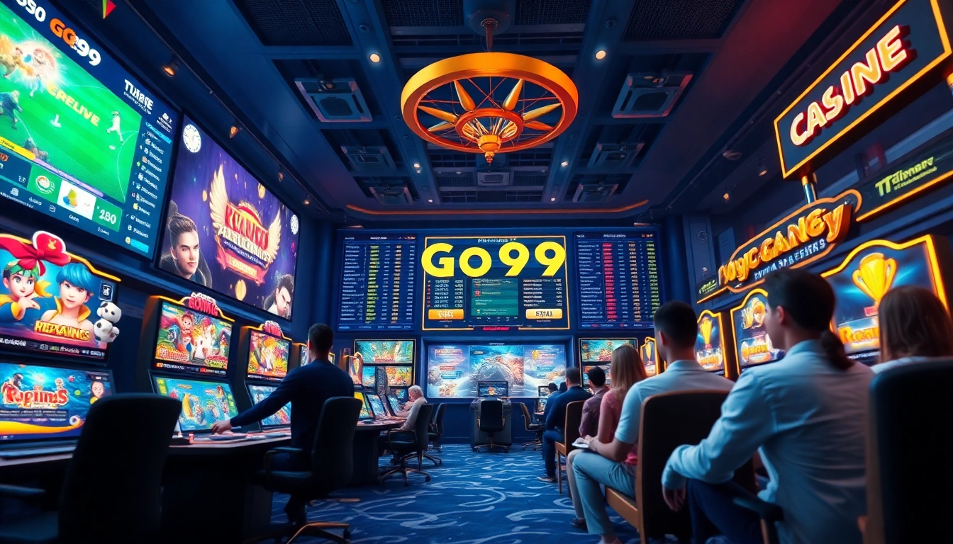 Online gaming experience on go99.cheap with interactive elements and vibrant casino atmosphere.