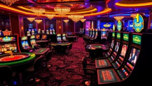 Experience thrilling gaming action at https://8kbet.hair/ with vibrant casino tables and exciting slot machines.