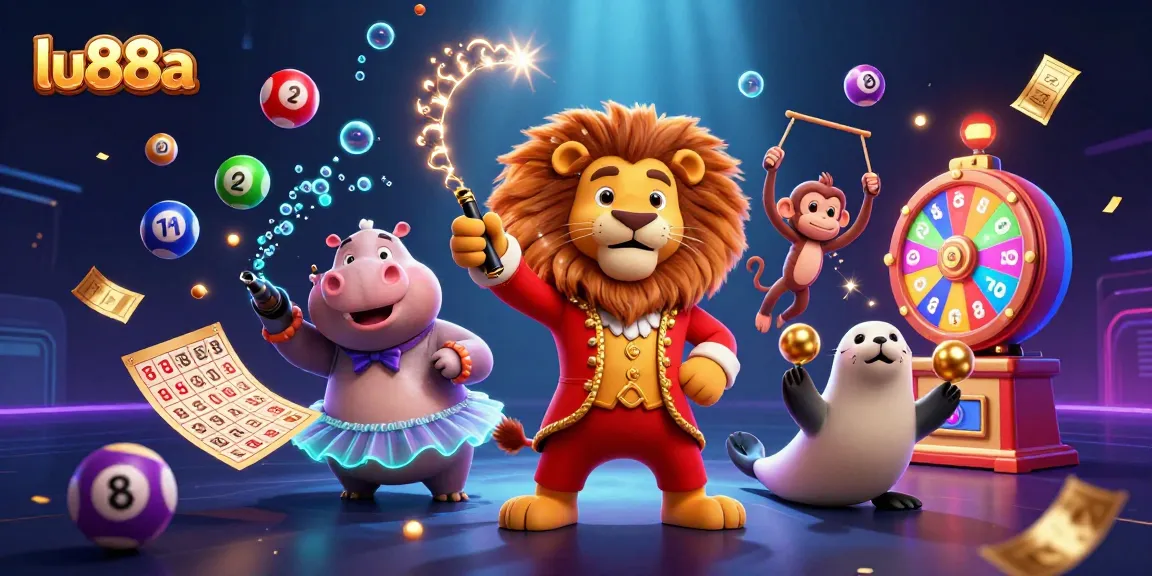 Experience exhilarating gaming at lu88a, featuring vibrant casino characters and dynamic promotional elements.